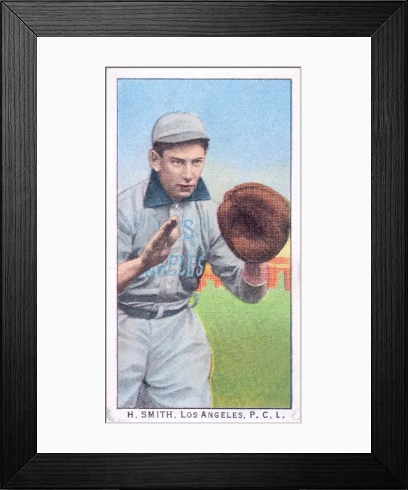 Framed Print : Cigarette Card Of Los Angele's H Smith Framed Print : Cigarette Card Of Los Angele's H Smith