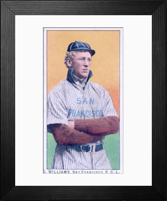 Framed Print : Cigarette Card Of San Francisco's Jimmy Williams Framed Print : Cigarette Card Of San Francisco's Jimmy Williams