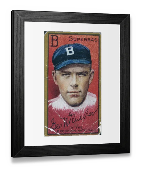 Framed Print : Nap Rucker Tobacco Card Framed Print : Nap Rucker Tobacco Card