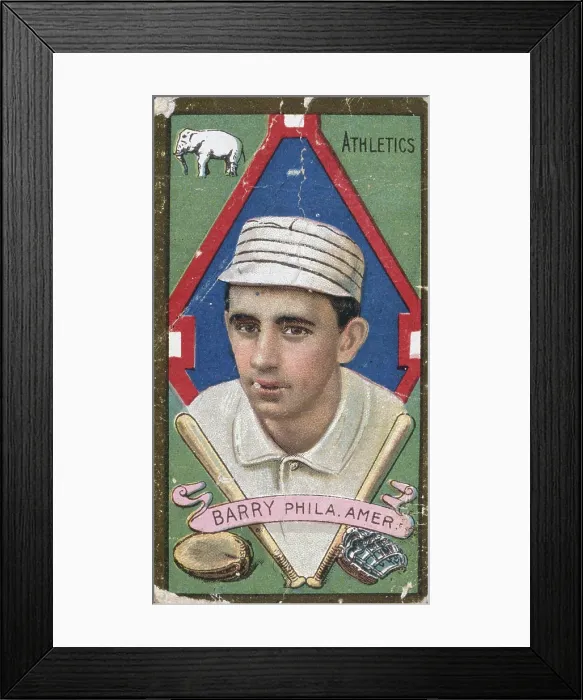 Framed Print : Jack Barry Tobacco Card Framed Print : Jack Barry Tobacco Card