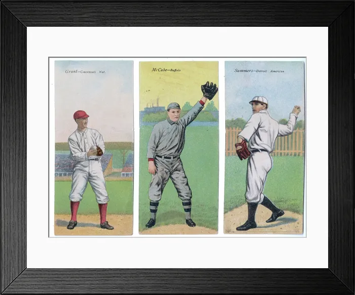 Framed Print : Group Of Mecca Cigarette Cards Framed Print : Group Of Mecca Cigarette Cards