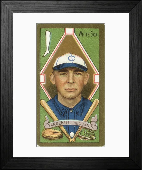 Framed Print : Jess Tannehill Baseball Card Framed Print : Jess Tannehill Baseball Card