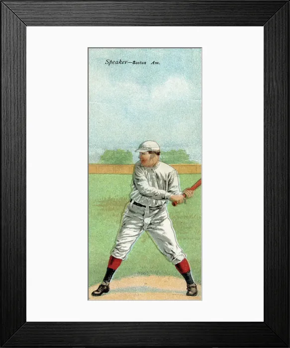 Framed Print : Cigarette Card Of Tris Speaker Framed Print : Cigarette Card Of Tris Speaker