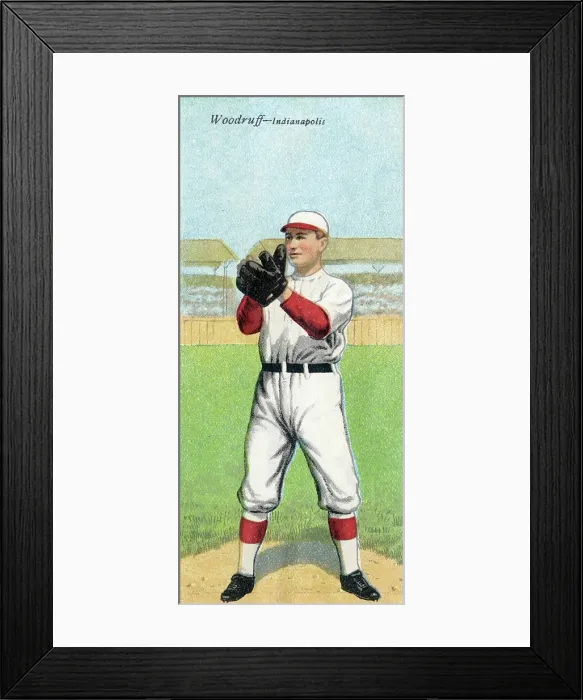 Framed Print : Cigarette Card Of Orville Woodruff Framed Print : Cigarette Card Of Orville Woodruff