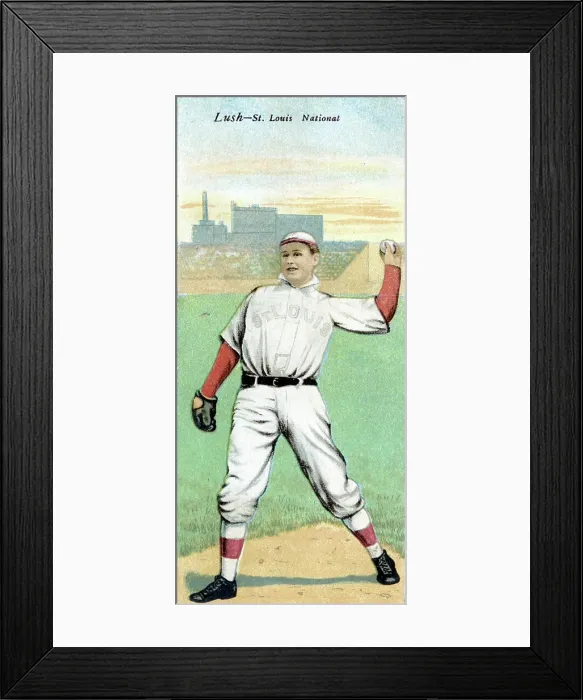 Framed Print : Cigarette Card Of Johnny Lush Framed Print : Cigarette Card Of Johnny Lush