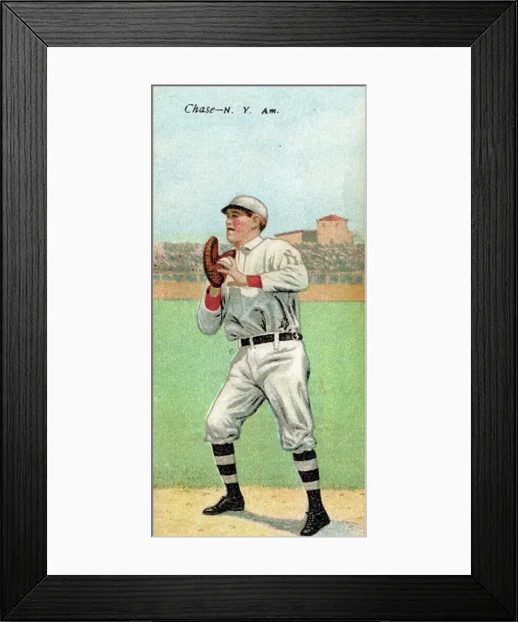 Framed Print : Cigarette Card Of Hal Chase Framed Print : Cigarette Card Of Hal Chase