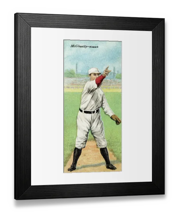 Framed Print : Cigarette Card Of Iron Man McGinnity Framed Print : Cigarette Card Of Iron Man McGinnity