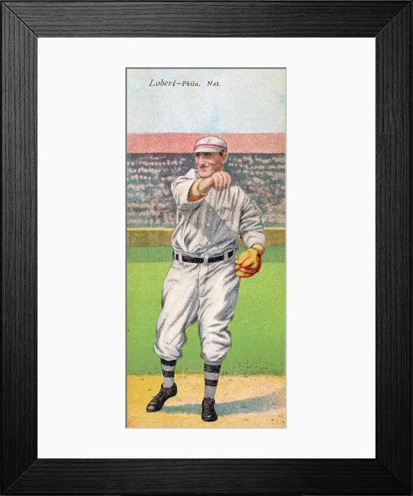 Framed Print : Cigarette Card Of Hans Lobert Framed Print : Cigarette Card Of Hans Lobert