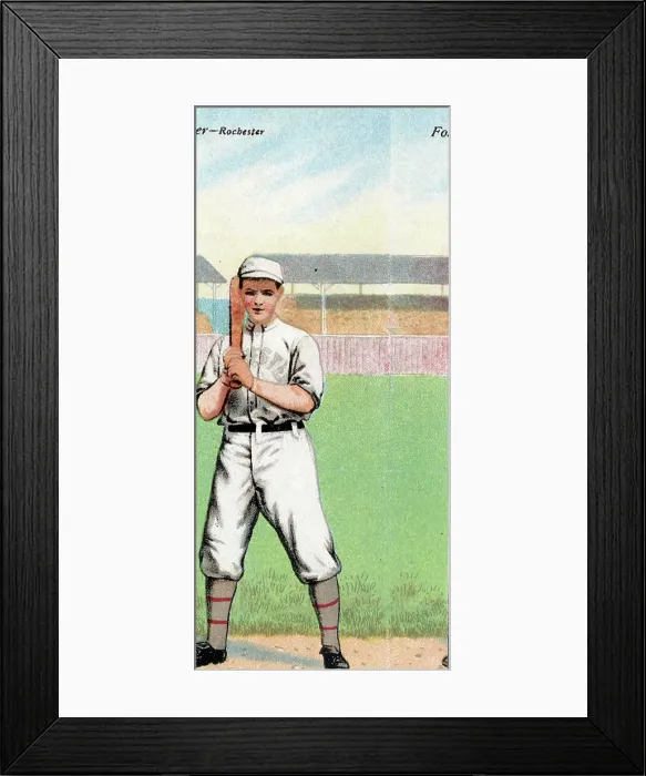Framed Print : Cigarette Card Of Eddie Foster Framed Print : Cigarette Card Of Eddie Foster