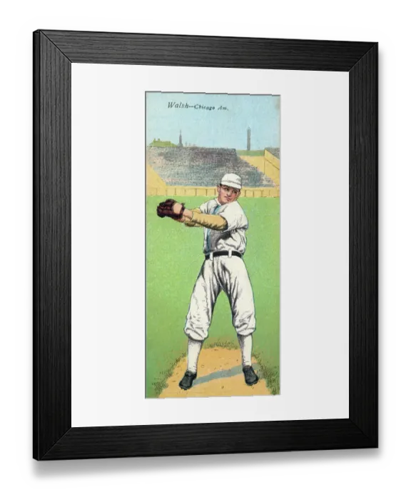 Framed Print : Cigarette Card Of Ed Walsh Framed Print : Cigarette Card Of Ed Walsh