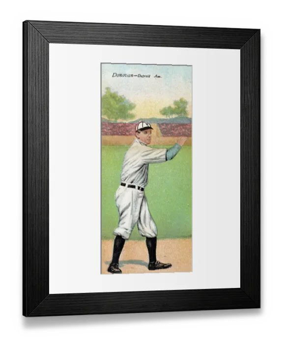 Framed Print : Cigarette Card Of Bill Donovan Framed Print : Cigarette Card Of Bill Donovan