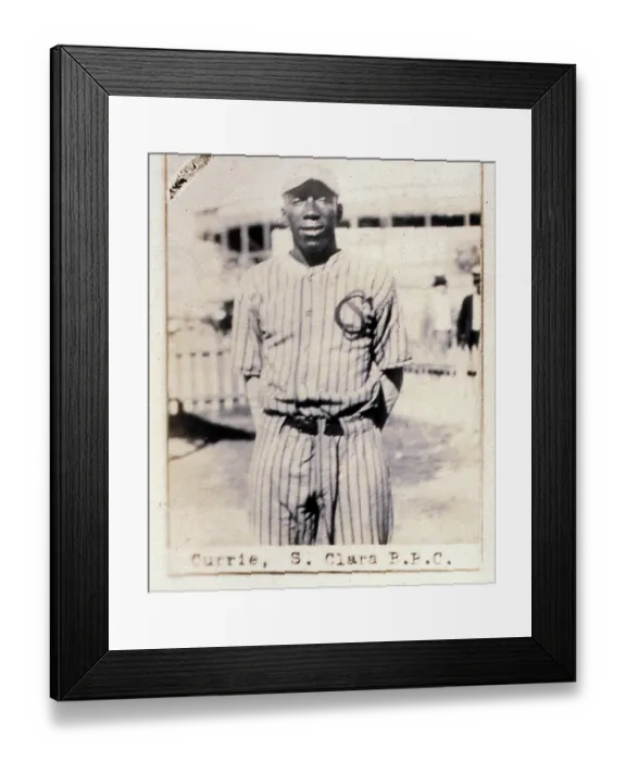Framed Print : Cigarette Card Of Rube Currie Framed Print : Cigarette Card Of Rube Currie
