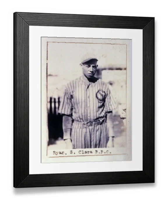 Framed Print : Cigarette Card Of Red Ryan Framed Print : Cigarette Card Of Red Ryan