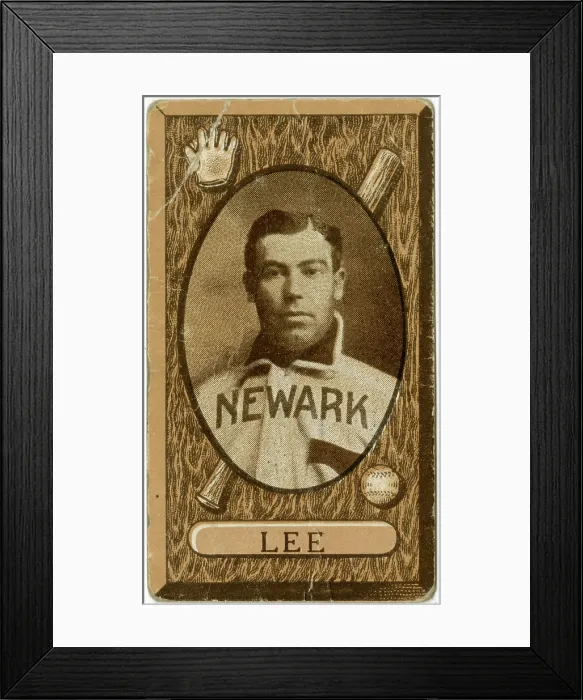 Framed Print : Watty Lee Baseball Card Framed Print : Watty Lee Baseball Card