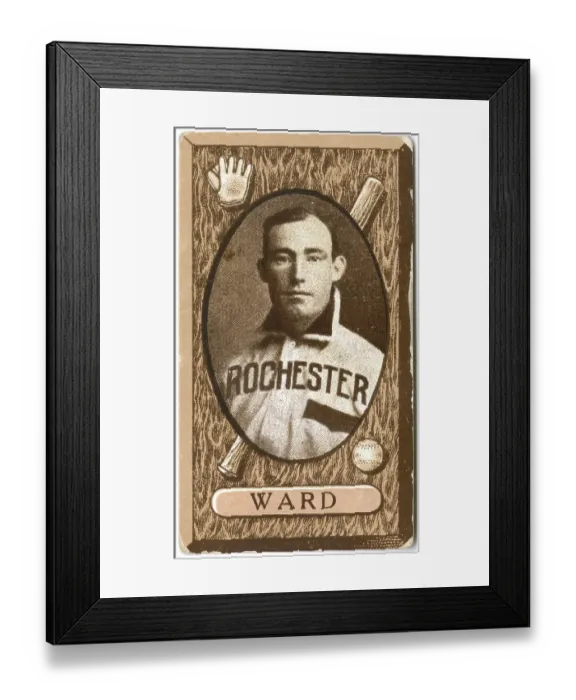Framed Print : Joe Ward Baseball Card Framed Print : Joe Ward Baseball Card