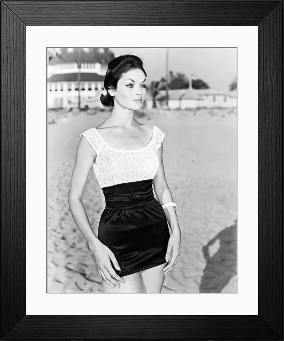 Framed Print : Model In A Mini Skirt Framed Print : Model In A Mini Skirt