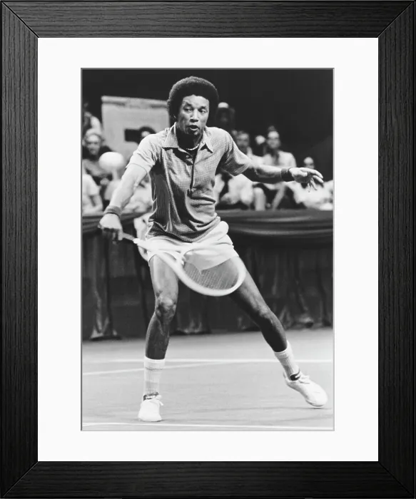 Framed Print : Tennis Champion Arthur Ashe Framed Print : Tennis Champion Arthur Ashe