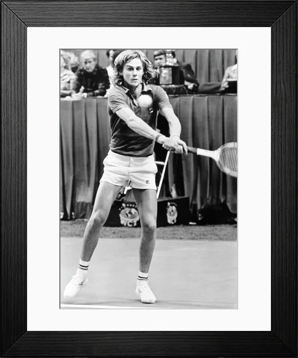 Framed Print : Swedish Tennis Star Bjorn Borg