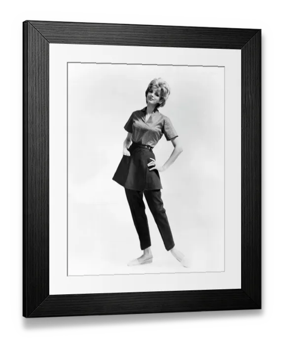 Framed Print : Pants With A Skirt Framed Print : Pants With A Skirt