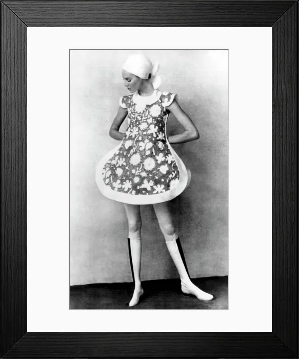Framed Print : Pierre Cardin Minigown Framed Print : Pierre Cardin Minigown