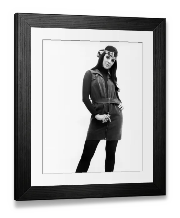 Framed Print : Hip 1970 Fashion