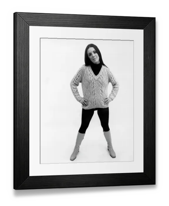 Framed Print : Hip 1970 Fashion