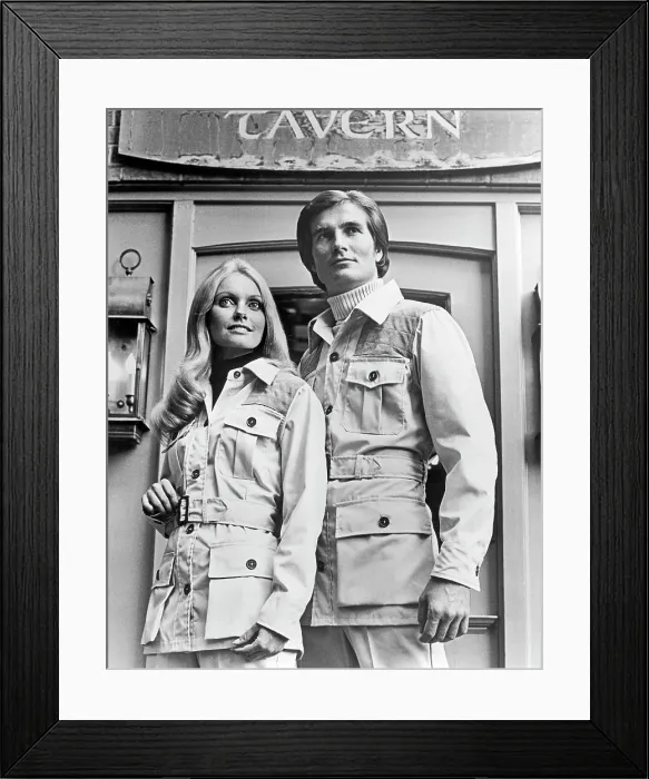 Framed Print : Matching Safari Outfits Framed Print : Matching Safari Outfits