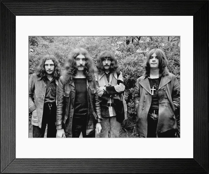 Framed Print : Black Sabbath Portrait Framed Print : Black Sabbath Portrait
