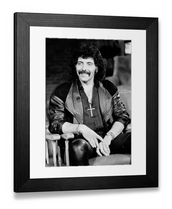 Framed Print : Tony Iommi Interviewed At MTV Framed Print : Tony Iommi Interviewed At MTV