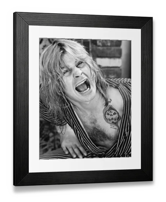 Framed Print : Ozzy Osbourne, Former Lead Singer Of Black Sabbath, Pictured In His Luxury Home In Beverly Hills, California In April 1982 Framed Print : Ozzy Osbourne, Former Lead Singer Of Black Sabbath, Pictured In His Luxury Home In Beverly Hills, California In April 1982