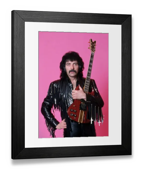 Framed Print : Tony Iommi Of Black Sabbath In Detroit Framed Print : Tony Iommi Of Black Sabbath In Detroit