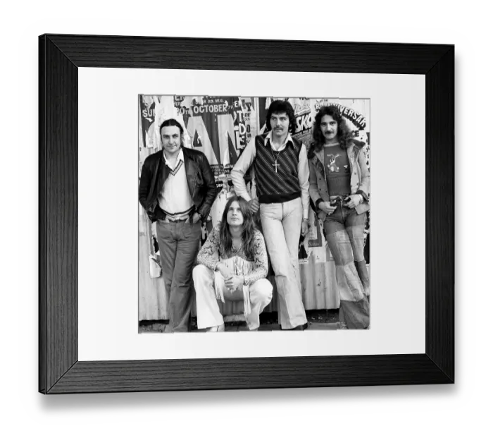 Framed Print : Black Sabbath In London