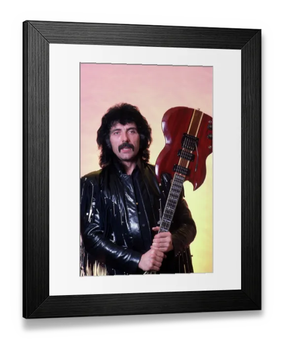 Framed Print : Tony Iommi Of Black Sabbath In Detroit