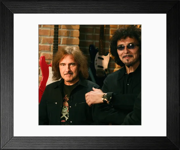 Framed Print : Geezer Butler and Tony Lommi, Black Sabbath