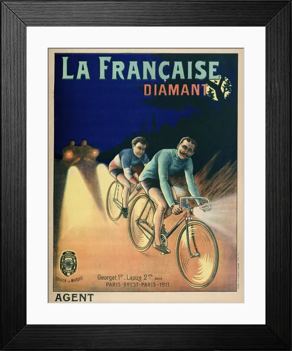 Framed Print : 1911 Tour De France Poster Framed Print : 1911 Tour De France Poster