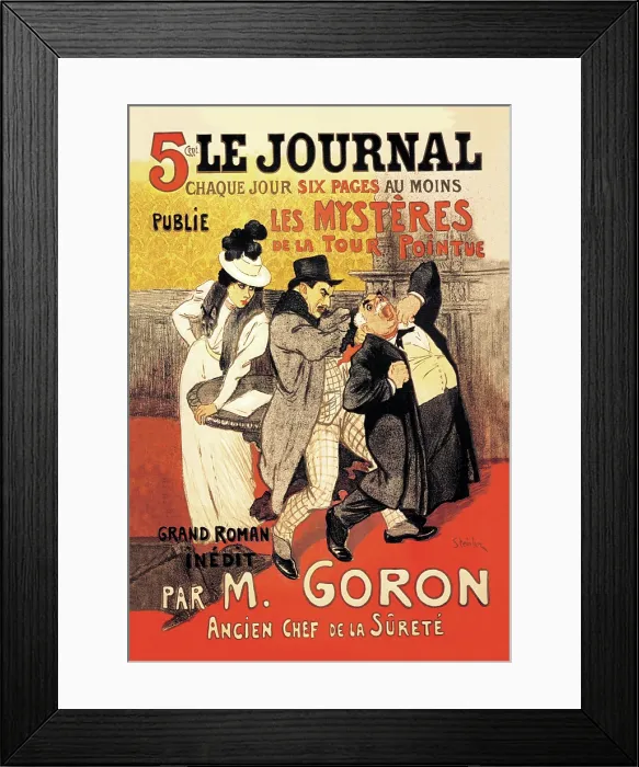 Framed Print : Journal: Les Mysteres de la Tour Pointue Framed Print : Journal: Les Mysteres de la Tour Pointue