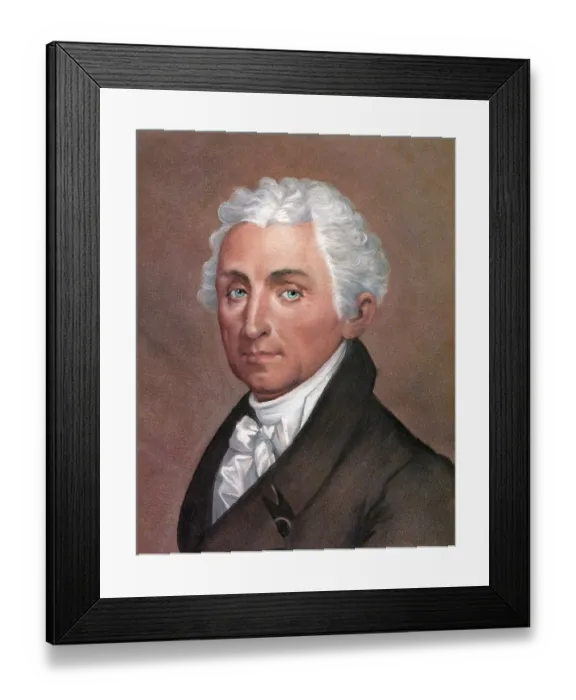 Framed Print : James Monroe Framed Print : James Monroe