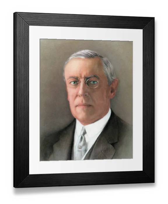 Framed Print : Woodrow Wilson Framed Print : Woodrow Wilson