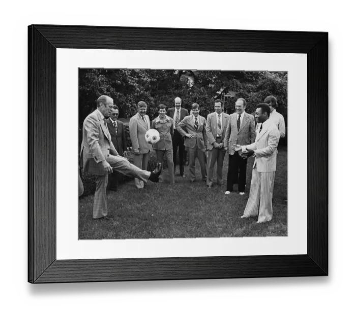 Framed Print : Pele And Ford Framed Print : Pele And Ford