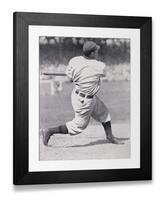 Framed Print : Honus Wagner At Bat Framed Print : Honus Wagner At Bat