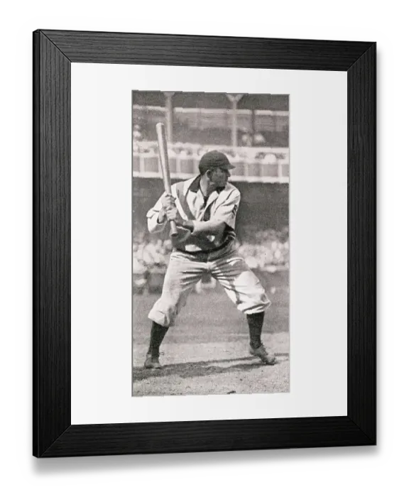 Framed Print : Honus Wagner At Bat Framed Print : Honus Wagner At Bat