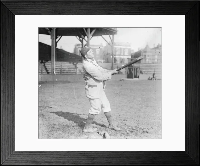 Framed Print : Honus Wagner At Bat Framed Print : Honus Wagner At Bat