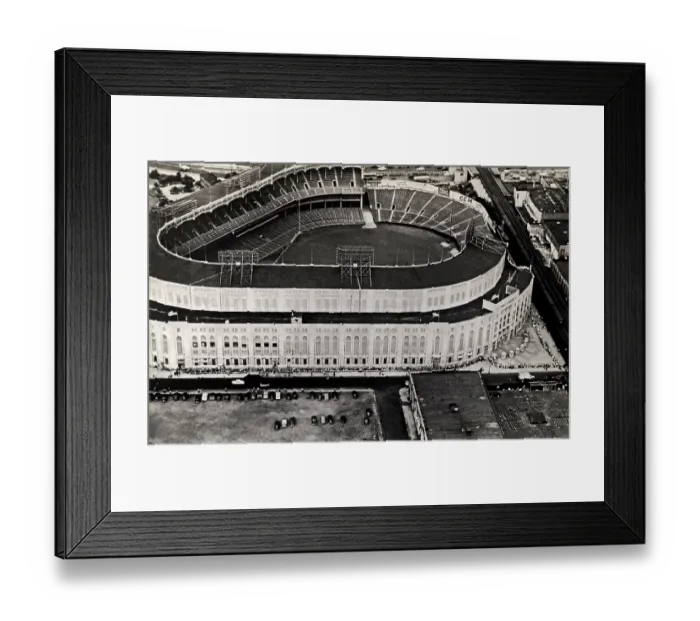Framed Print : Fans Queue At Yankee Stadium To Pay Respect To Babe Ruth