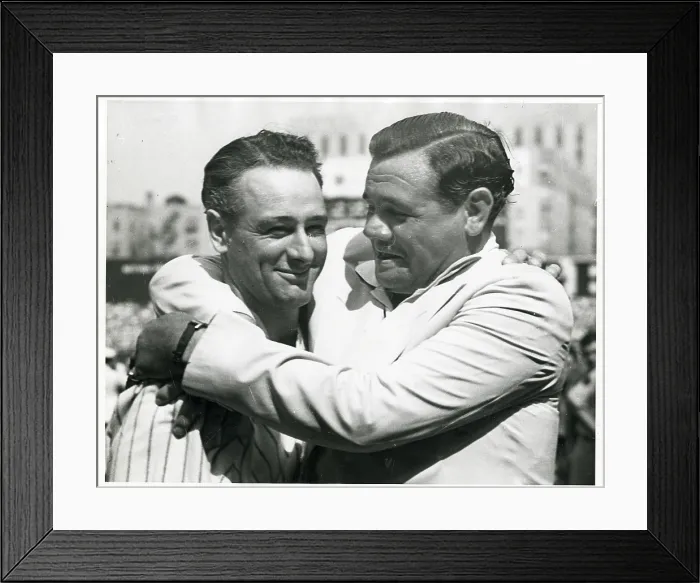Framed Print : Babe Ruth And Lou Gehrig Framed Print : Babe Ruth And Lou Gehrig