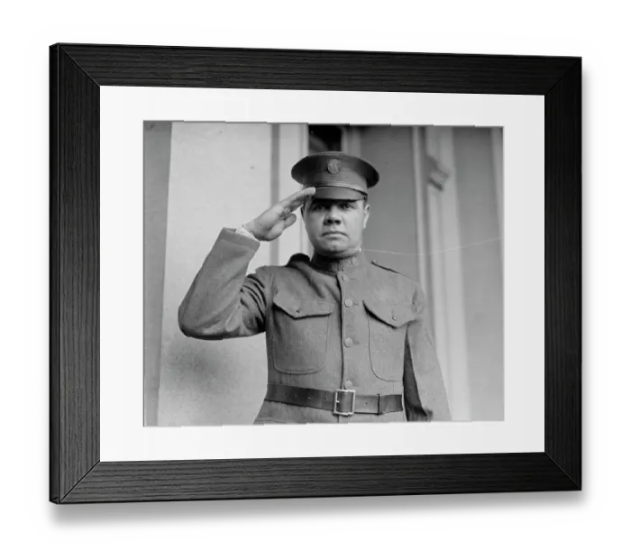 Framed Print : Private Babe Ruth Framed Print : Private Babe Ruth