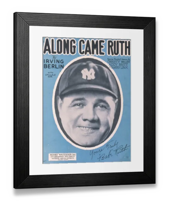 Framed Print : Along Came Ruth Framed Print : Along Came Ruth