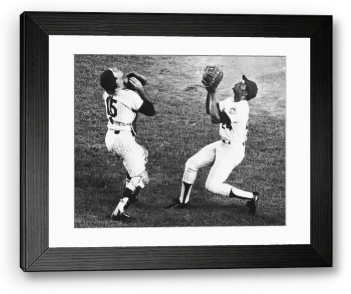 Framed Print : Grote & Mays Of The Mets Framed Print : Grote & Mays Of The Mets