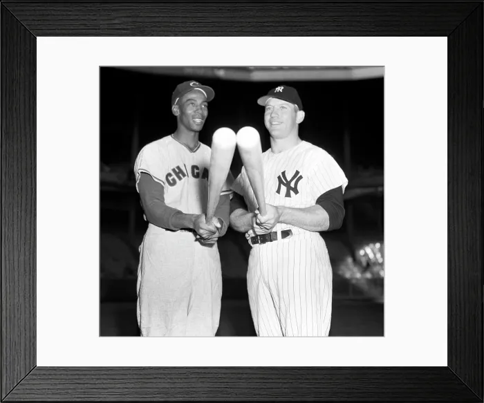 Framed Print : Mays All-Stars v Mantle All-Stars Framed Print : Mays All-Stars v Mantle All-Stars