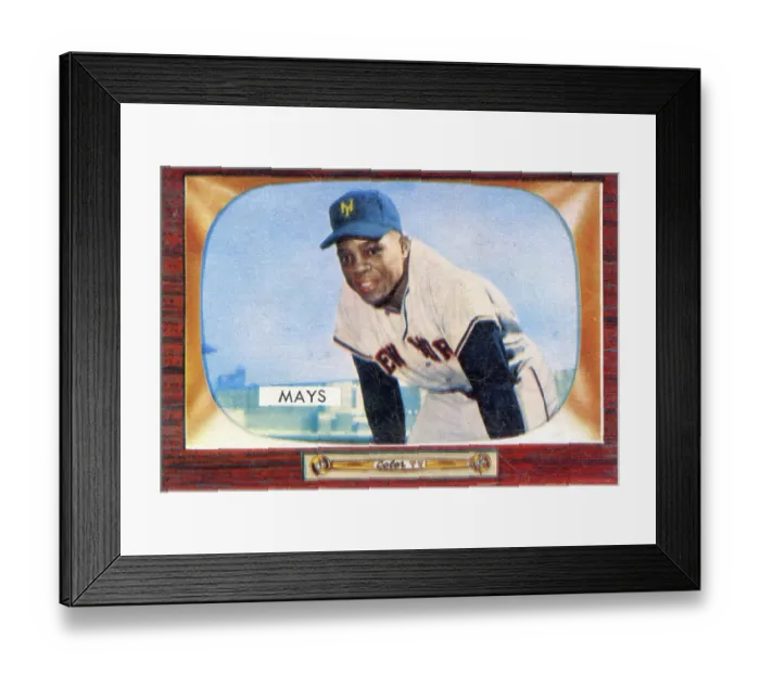 Framed Print : Gum Card Of Wille Mays Framed Print : Gum Card Of Wille Mays
