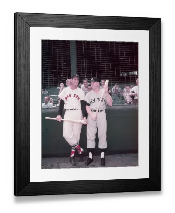 Framed Print : Ted And Mickey Framed Print : Ted And Mickey